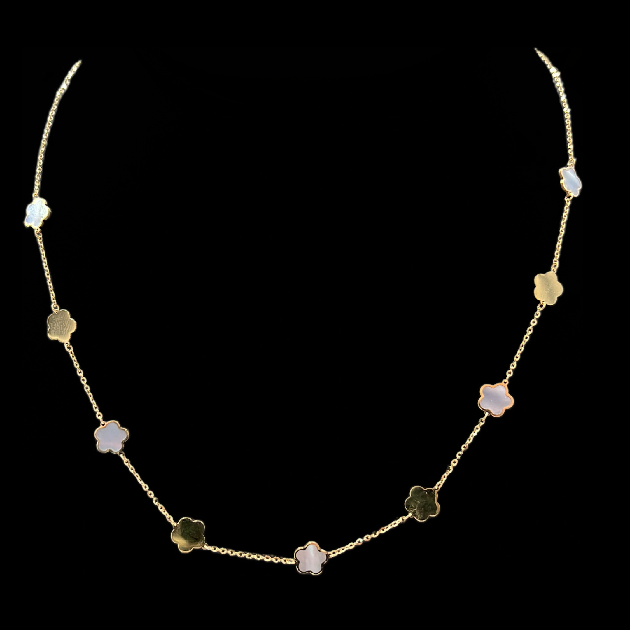 14KT Gold Flower Women's Necklace
