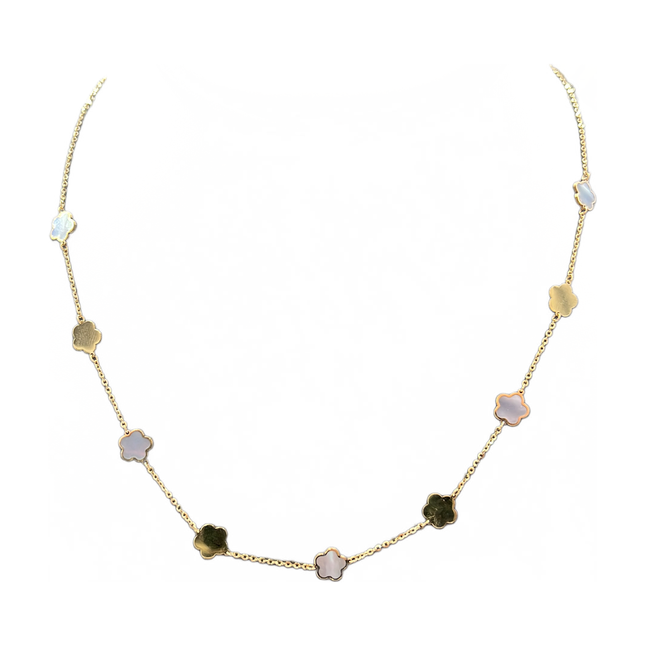 14KT Gold Flower Women's Necklace