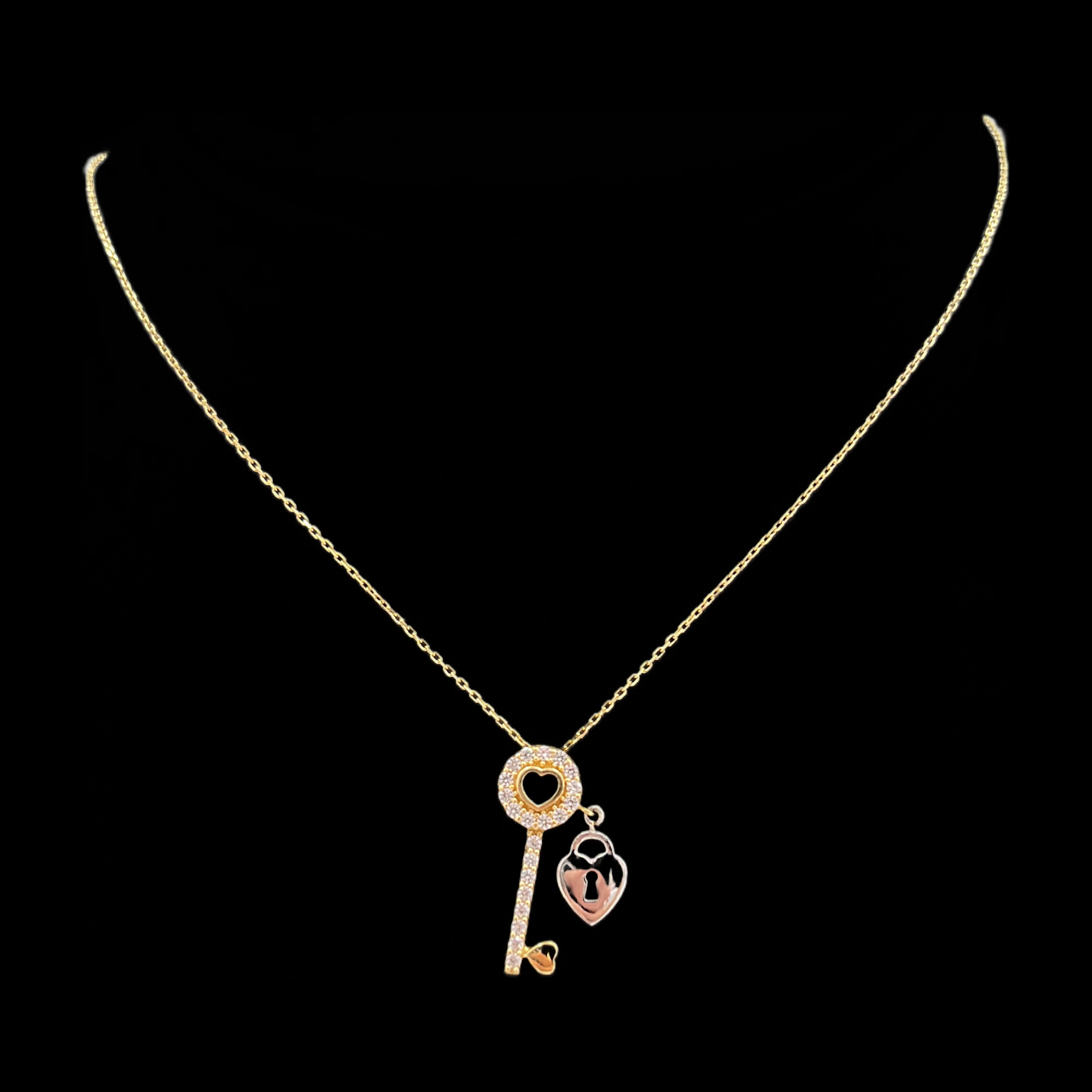 Lock and Key Women's Necklace