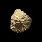 10kt Men's Indian Ring