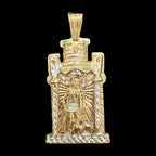 10KT Gold Saint Lazarus Pendant