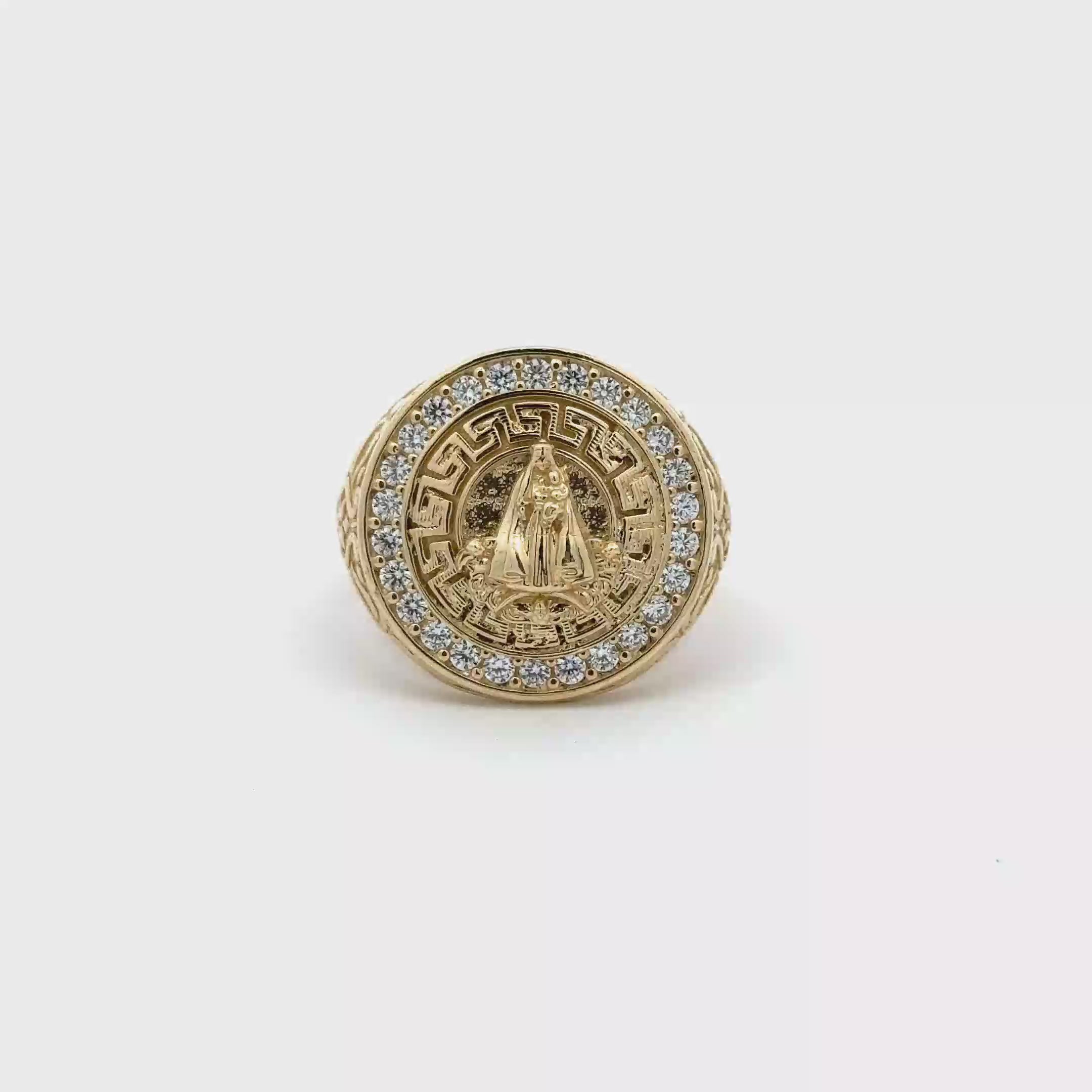 Virgen De La Caridad Ring 10Kt