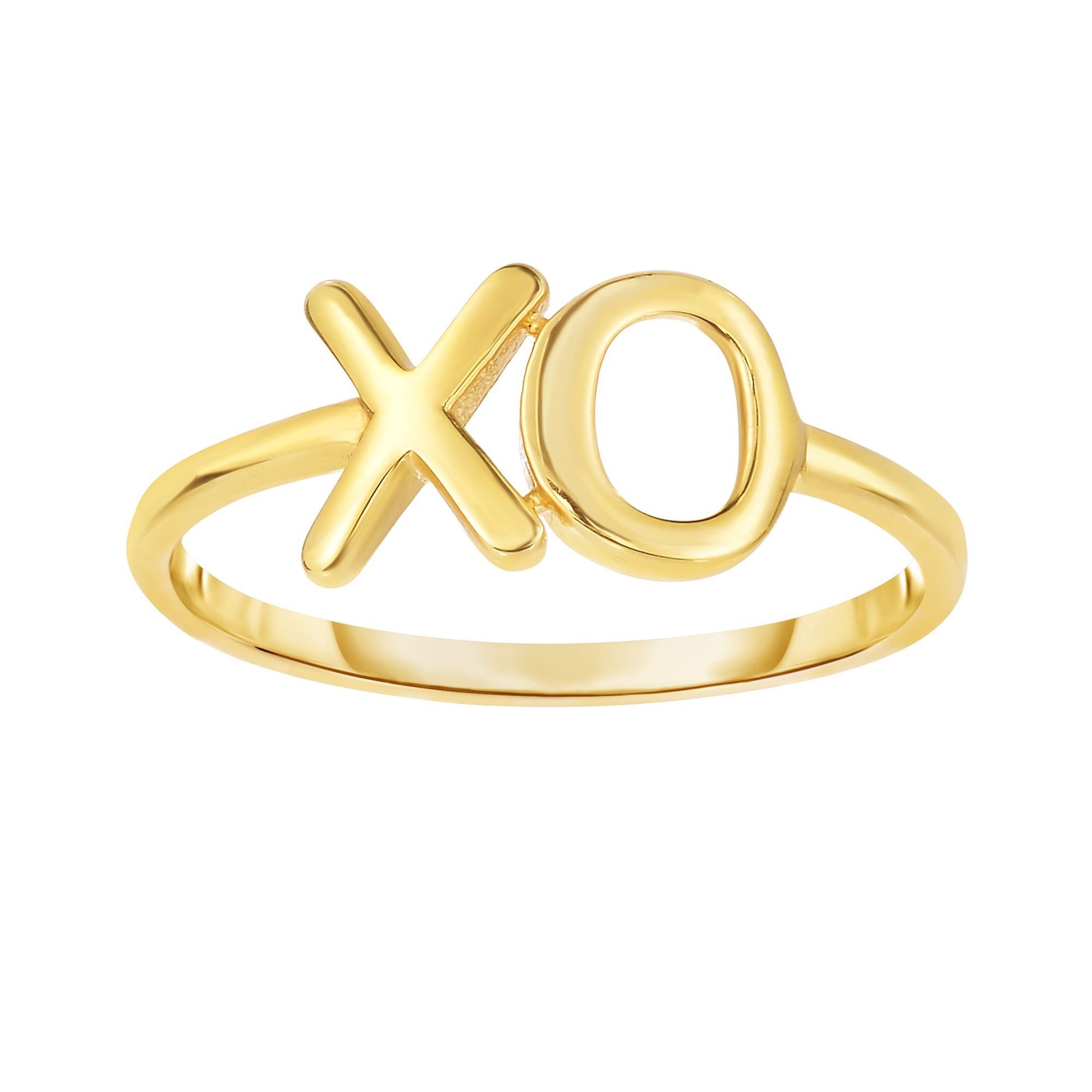 14K Gold "XO" Ring