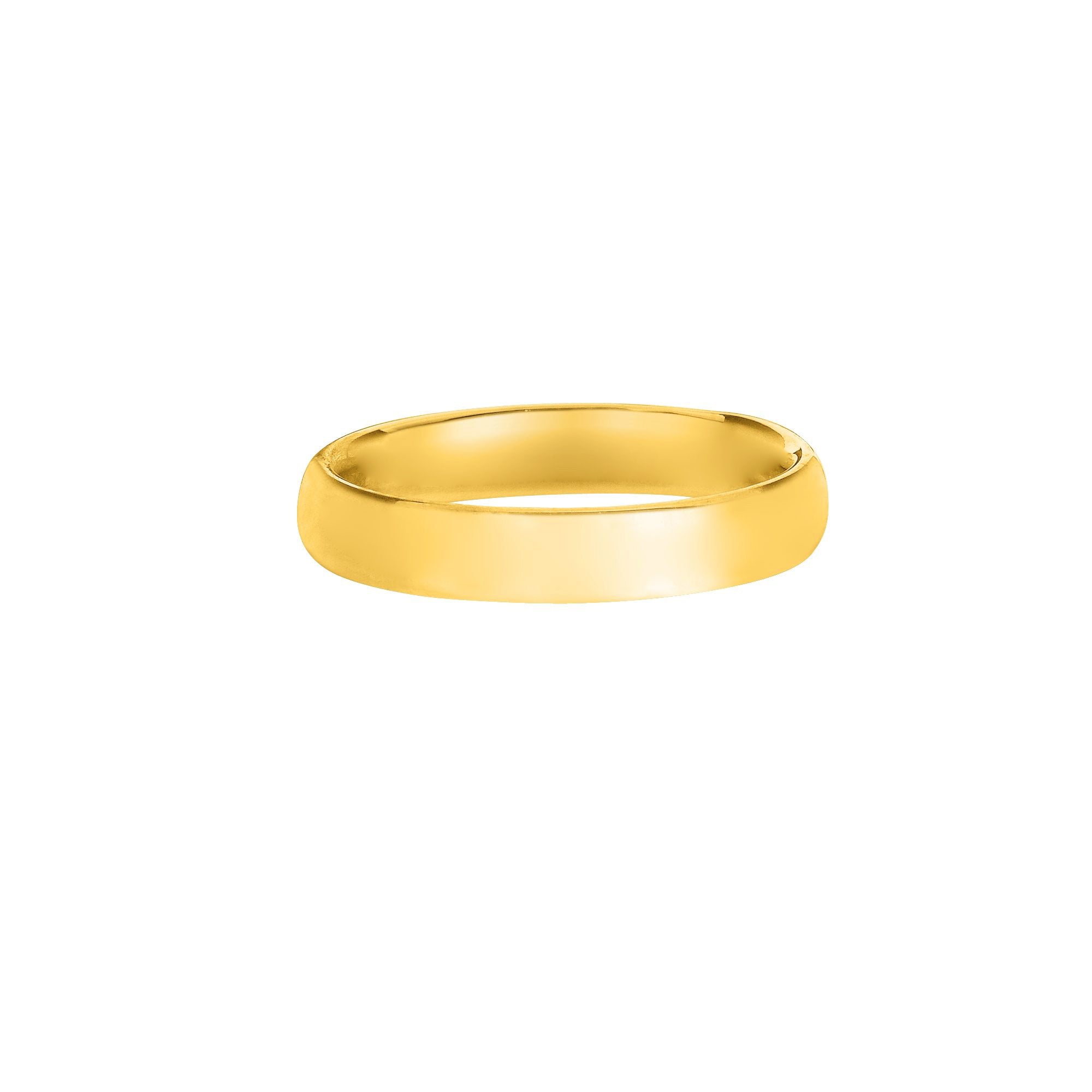14K Gold 4mm Wedding Band