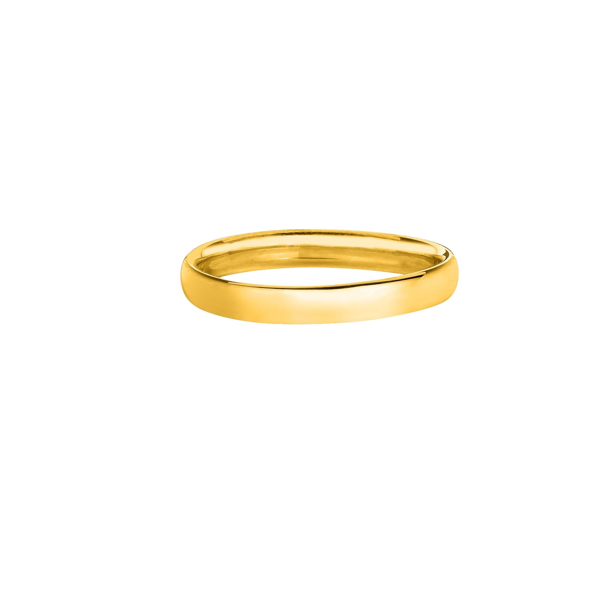 14K Gold 3mm Wedding Band