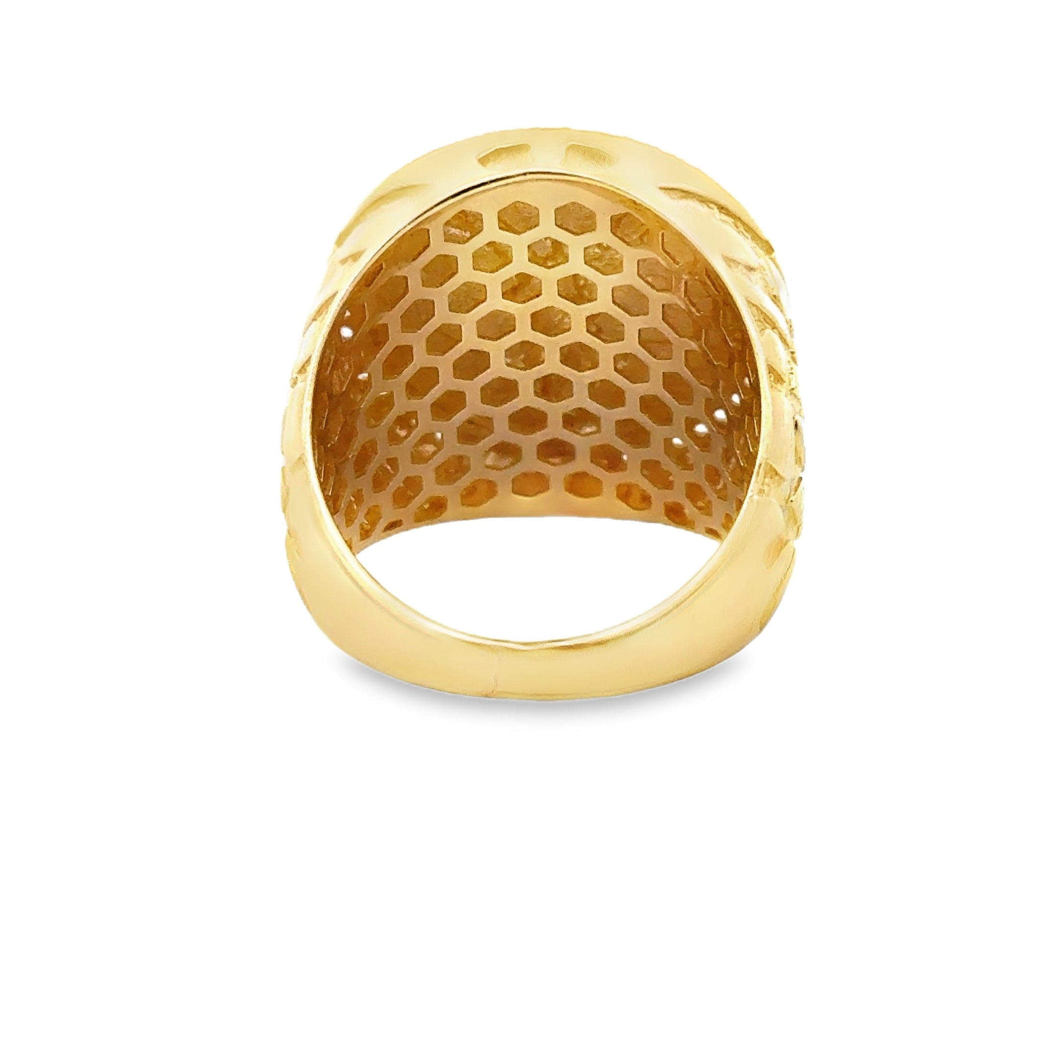 Yellow Gold Coin Ring